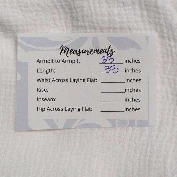 NWT Andie Magdalena Kaftan White Textured Short Sleeve Tie Back Loose Fit S/M - Picture 4 of 8